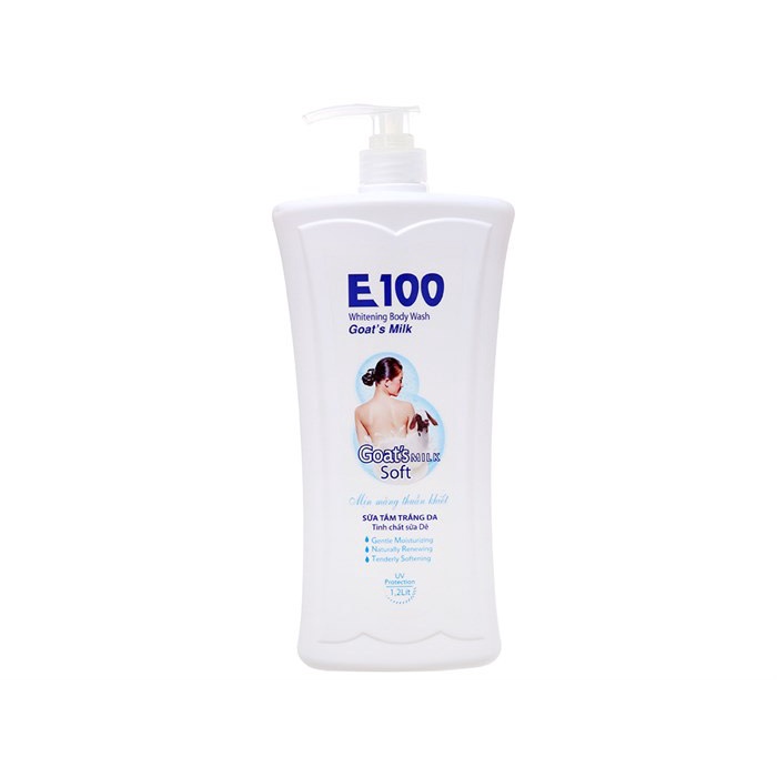 SỮA TẮM E100 HỒNG + TRẮNG + VÀNG 1,2 LÍT