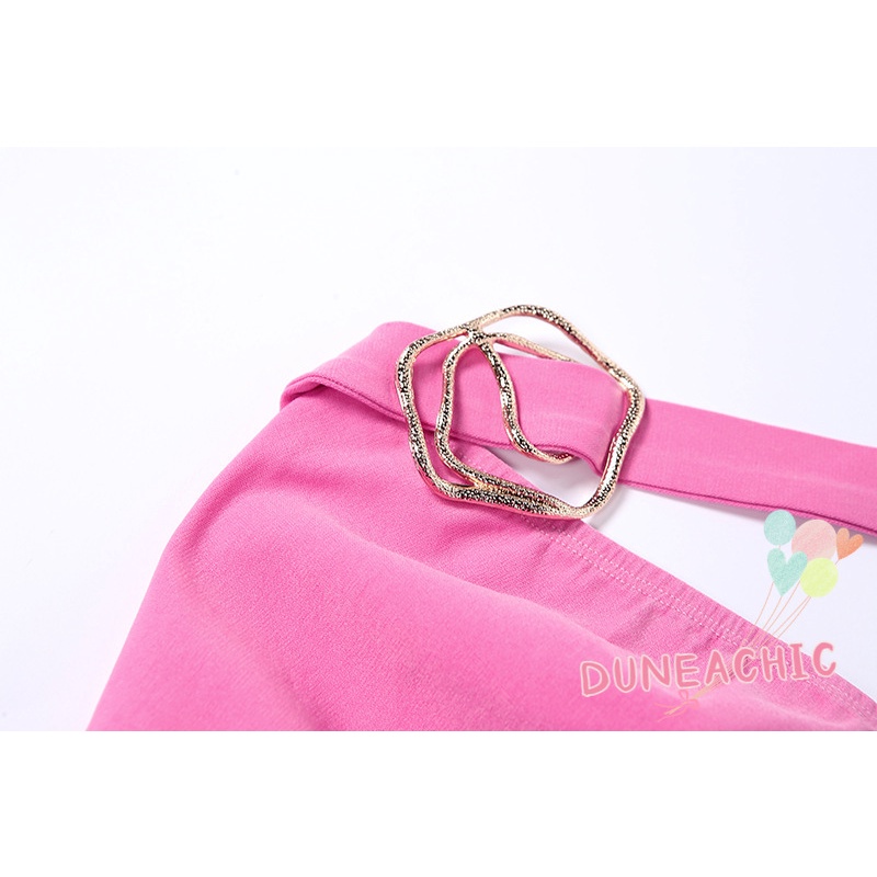 DUNEA Đầm Body Lệch Vai Thiết Kế Ôm Sát Quyến Rũ