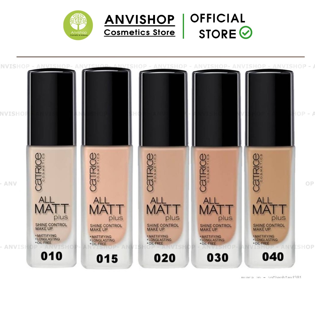 Kem nền catrice all matt plus 18h