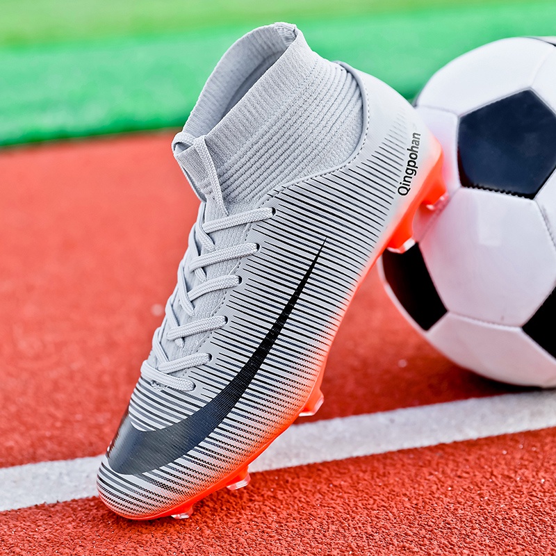 FG soccer shoes Giày bóng đá thể thao ngoài trời cho trẻ em, giày tập bóng đá, giày nam / nữ, giày thể thao cỡ lớn Kích thước: 35-45