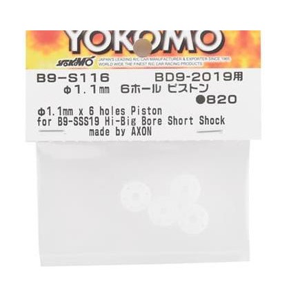 Pít Tông Giảm Xóc Ha Yokomo Bd9 (4) (6 Lỗ - 1.1mm) - B9-S116