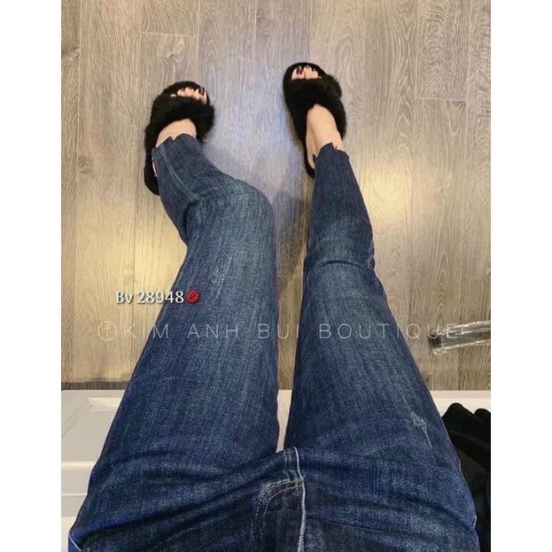 [FREESHIP - HÀNG LOẠI 1] QUẦN JEAN CẠP CAO RÁCH GẤU HOT HIT