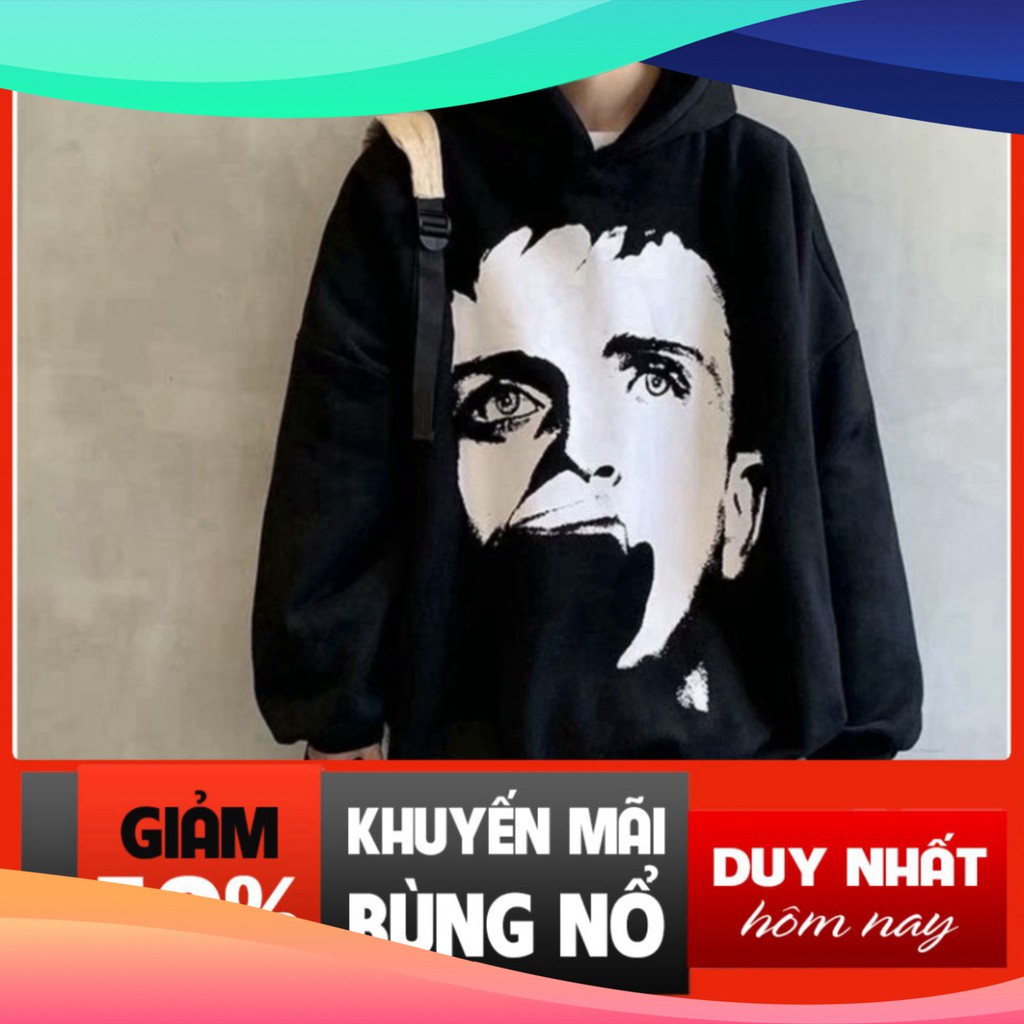 Áo hoodie - TINOWEAR áo nỉ in hoạt tiết mặt người ngầu chất form thụng phong cách Ulzzang Thời trang unisex Tino | BigBuy360 - bigbuy360.vn