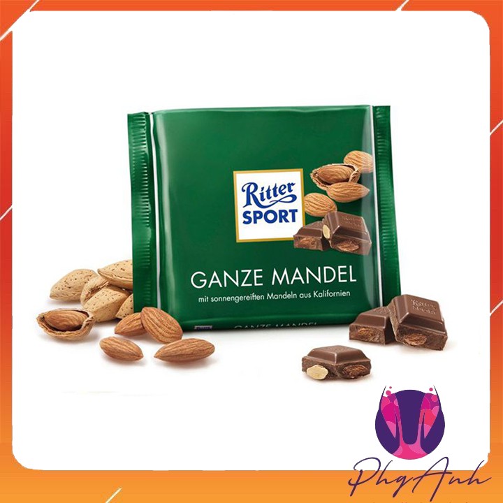 Socola Ritter Sport Hạnh Nhân