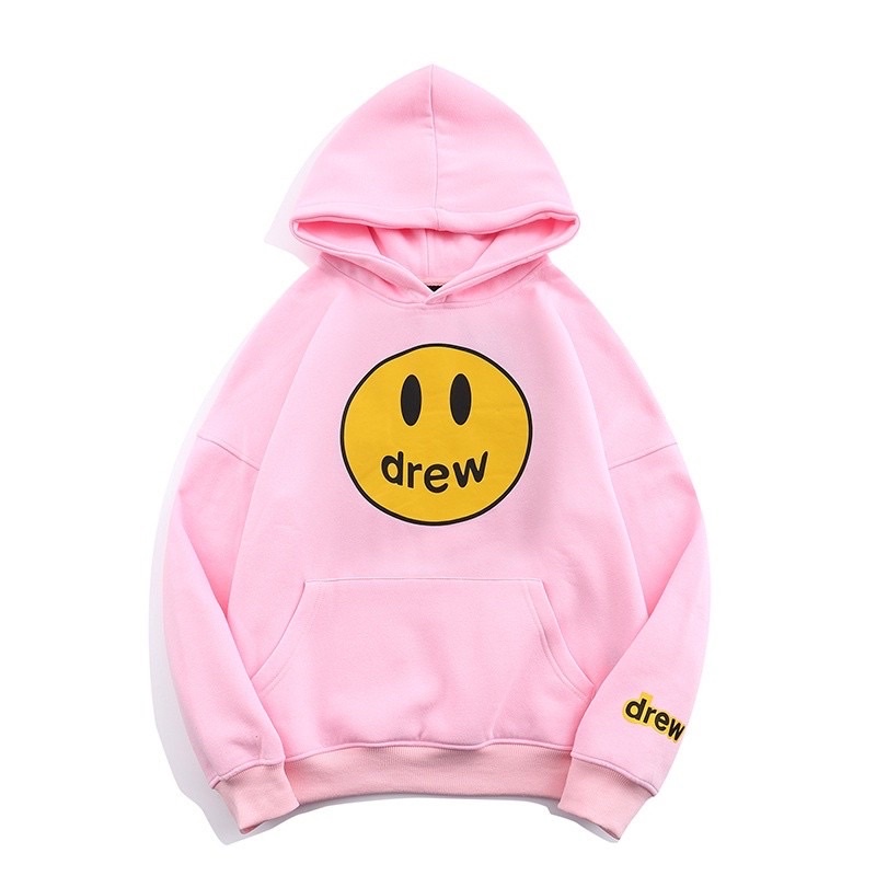 Áo hoodies 🌸 Áo nỉ mũ in hình mặt cười drew phong cách năng động dành cho nam và nữ | BigBuy360 - bigbuy360.vn