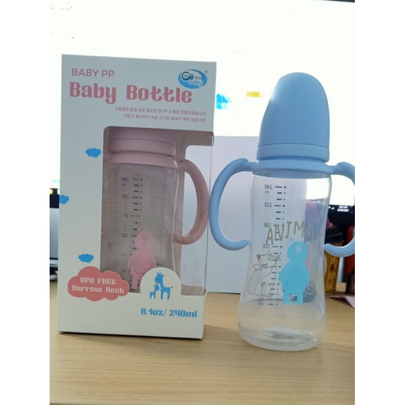 Bình sữa cổ hẹp tay cầm 140ml và 240ml
