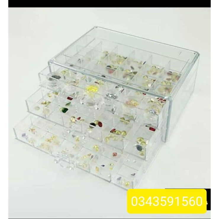 Khay mica 5 tầng 24 ô,khay 3 tầng 24 ô