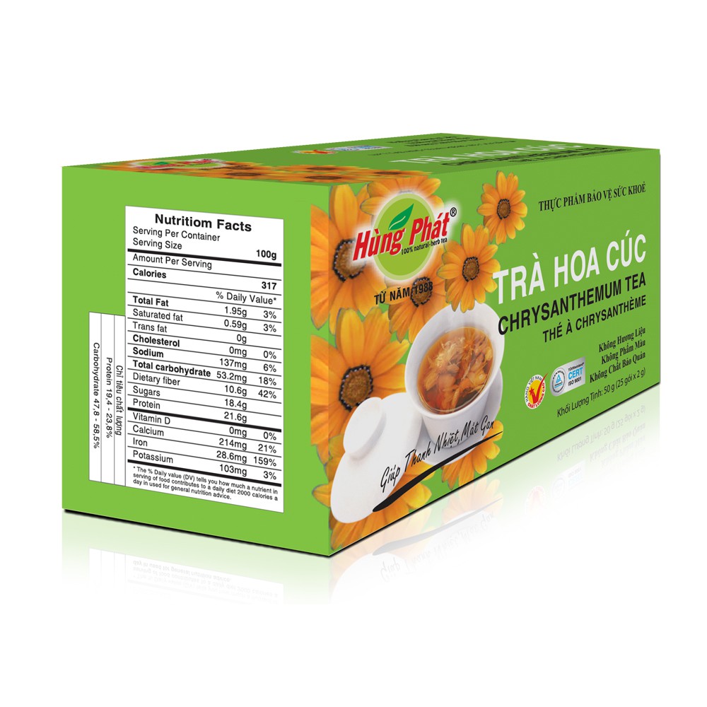 TRÀ HOA CÚC TÚI LỌC Thượng hạn - Thương Hiệu Hùng Phát | BigBuy360 - bigbuy360.vn