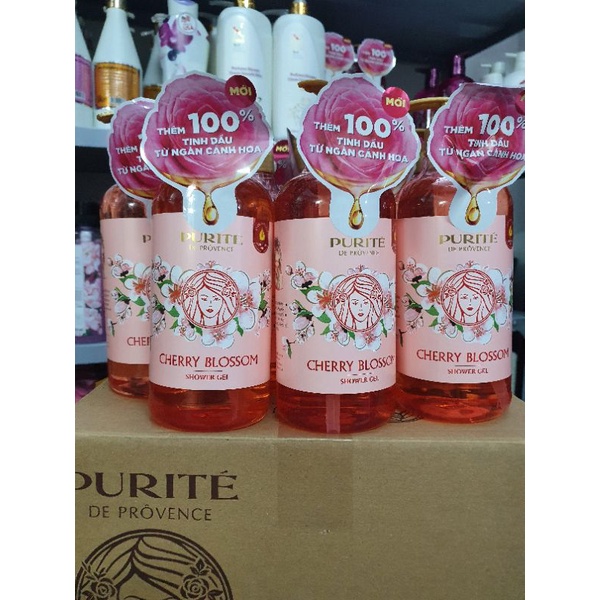 Sữa tắm hương hoa hồng rose Purite by Provence Shower Gel 850ML