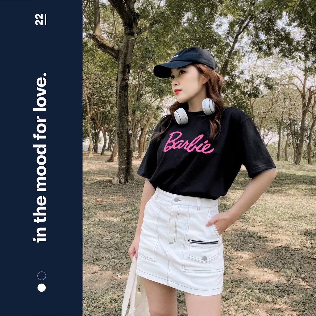- Áo phông cotton oversize Barbie siêu đẹp, siêu mịn