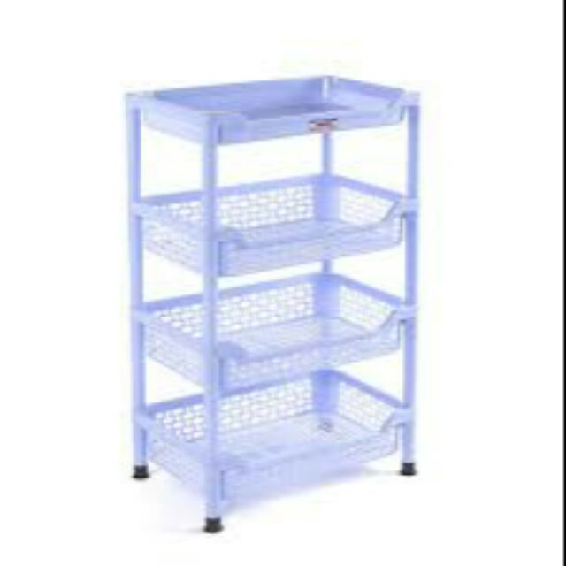 Kệ chén 4 tầng duy tan loại trung (54x35x84,5cm)