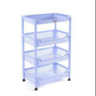 Kệ chén 4 tầng duy tan loại trung (54x35x84,5cm)