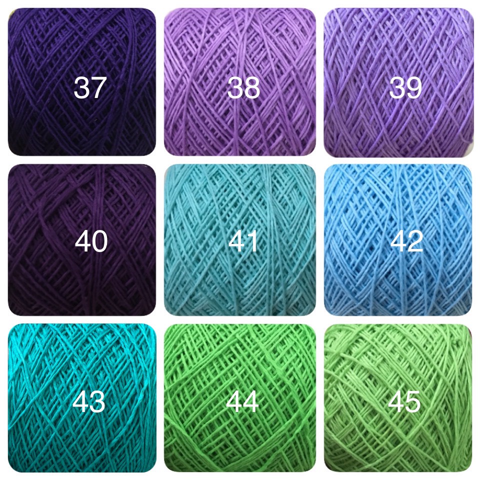 Bảng 1 : Len cotton việt nam ctvn sợi 1mm 100gram - Craft Yarn VN