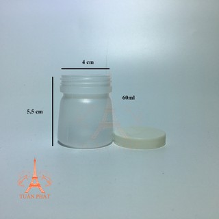 Bộ 120 hũ Yaourt trung mỏng 60ml - 10 lố