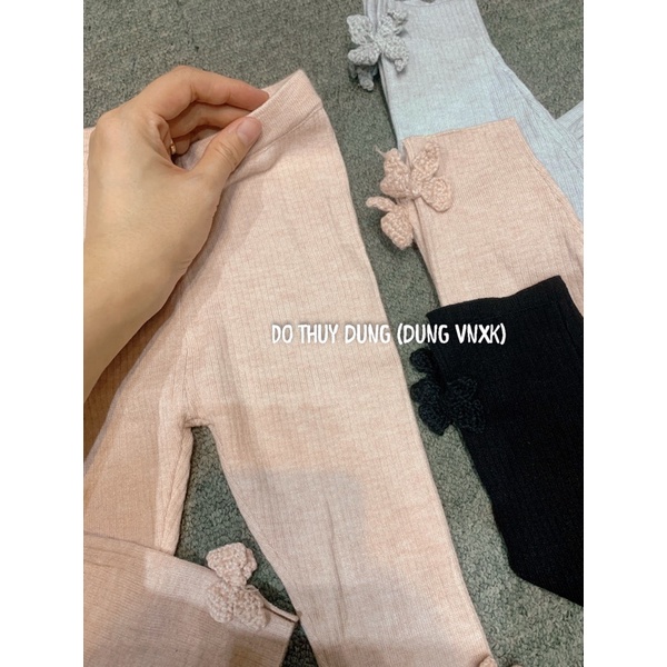 Quần legging len bé gái