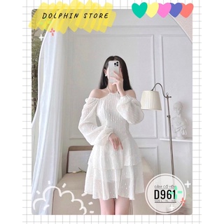 BIGSIZE Đầm cổ yếm bigsize