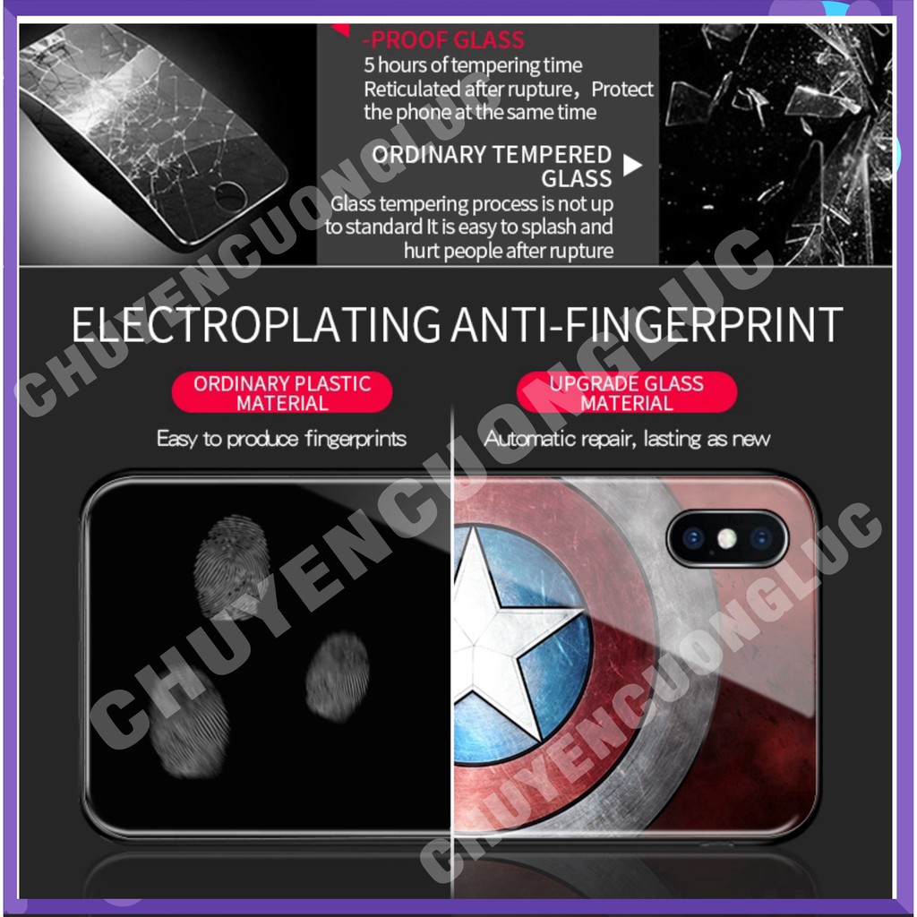 Ốp lưng IPhone 6/ 6S/ 7/ 8 Plus/ X/ XR/ XS/ 11 Pro Max/ 12/ 13 PRO MAX Marvel The Avengers Spiderman protective