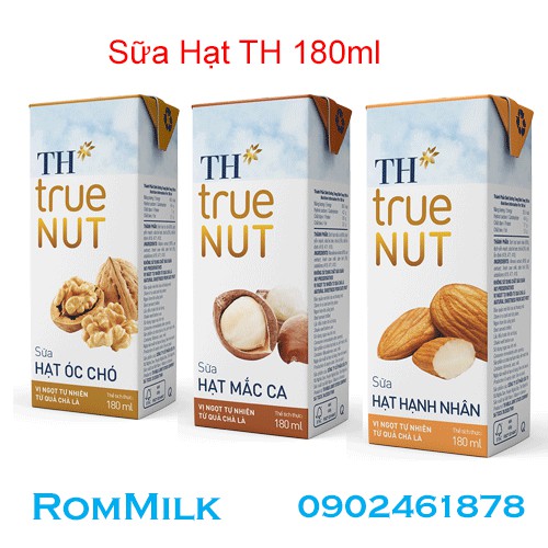 Sữa Hạt TH True NUT 180ml (1/2 Thùng 24 hộp)