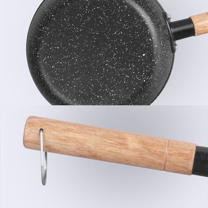 Nồi nấu ăn KAIMEIDI bằng thép không gỉ có tay cầm không nắp phong cách Nhật Bản đa dụng 20cm