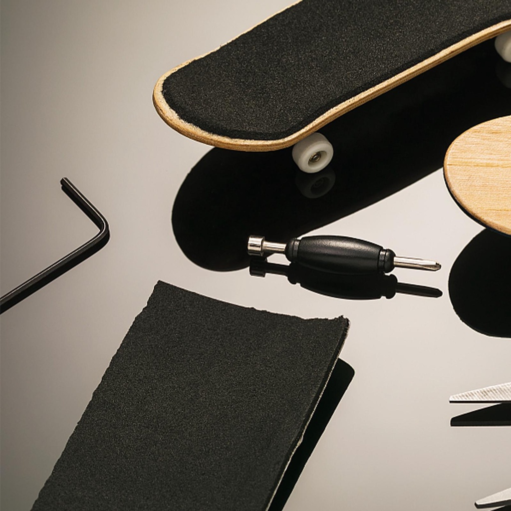 10Pcs Fingerboard Deck Uncut Tape Stickers Black Foam Grip Tape