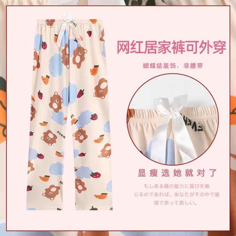 QUÂN Ở NHÀ / QUẦN NGỦ HOẠ TIẾT DỄ THƯƠNG - BIGSIZE