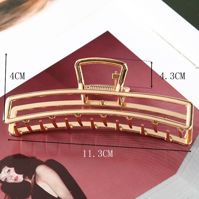 Kẹp tóc cho nữ chất liệu kim loại cao cấp phong cách Hàn Quốc K15