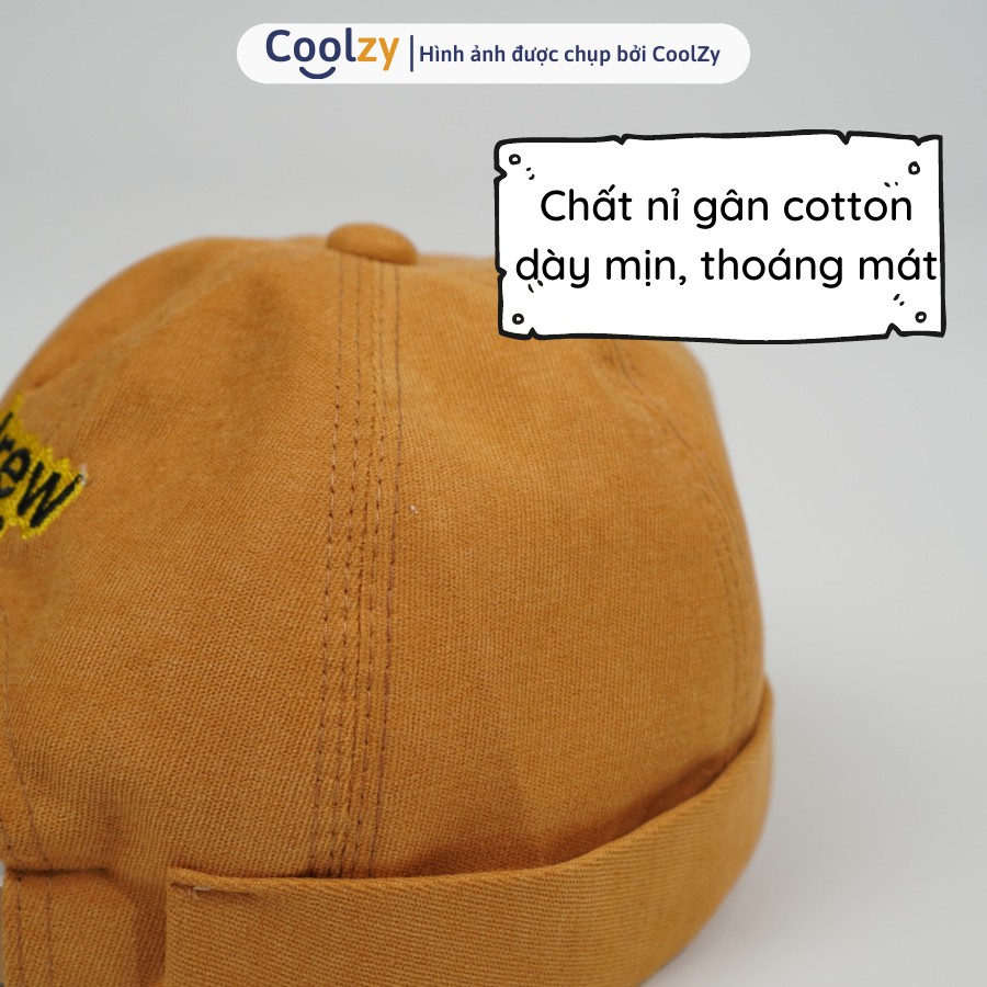 Nón Beanie vành tròn ❤️ Mũ tròn DREW phong cách Retro Hàn Quốc form Unisex nam nữ N36