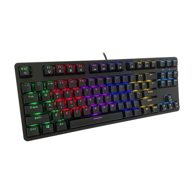 Bàn phím cơ E-DRA EK387L Rainbow Huano Switch - Hàng chính hãng