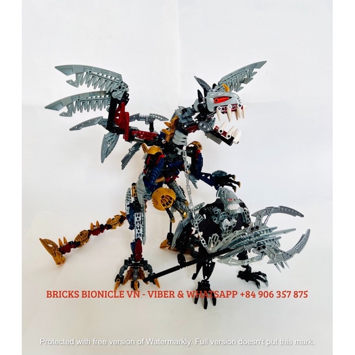 LEGO BIONICLE - ĐỒ CHƠI XẾP HÌNH LEGO BIONICLE - VEZON & KARDAS 10204 - COMBINED SET 8733 + 8734 + 8764