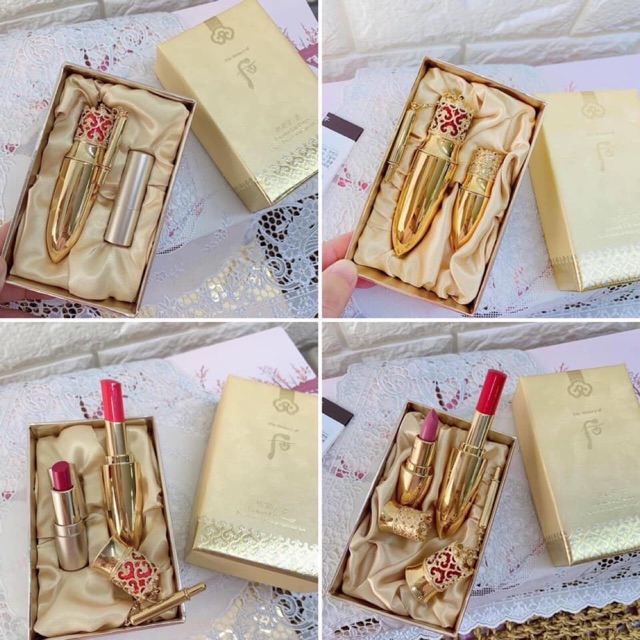 Set son whoo đông y Hoàng Cung whoo luxury lip rouge