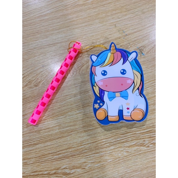 Đèn Lồng Trung Thu - Đèn Nhựa Có Đèn Ngựa Pony Hồng