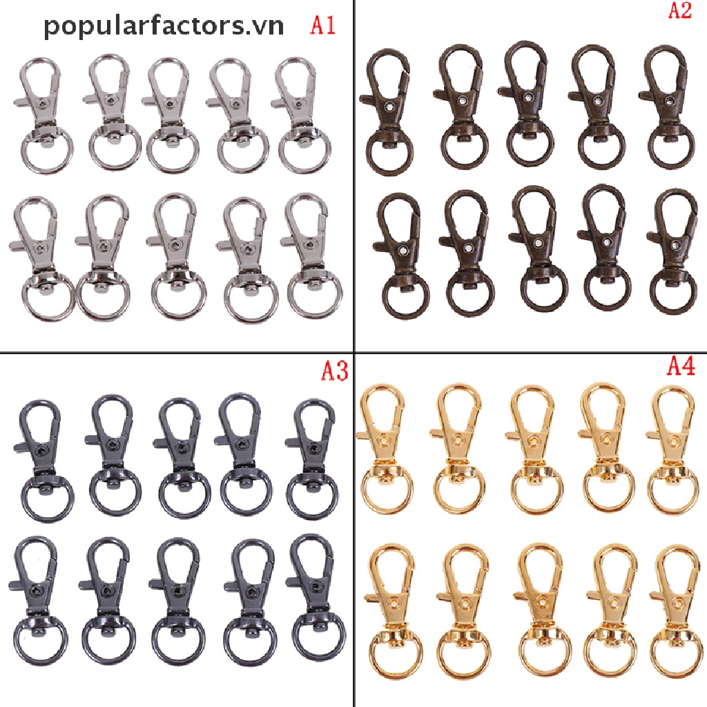 [Phổ Biến] 10 Kẹp Móc Khóa Tôm Hùm Thủ Công DIY [VN]