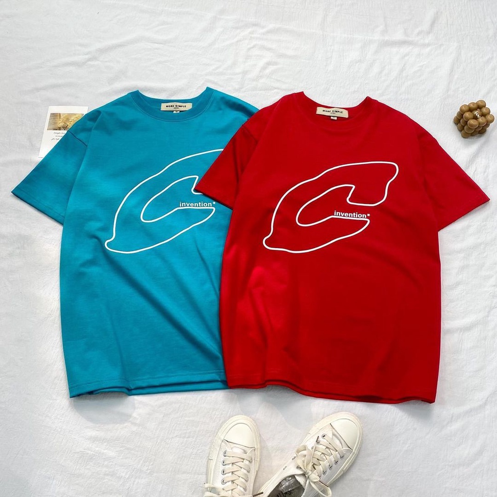 Áo Thun Tay Lỡ C T-SHIRT Form Rộng Vải Thun Tici Phong Cách Ulzzang Nam Nữ Unisex (Ảnh Thật/ Có Sẵn)