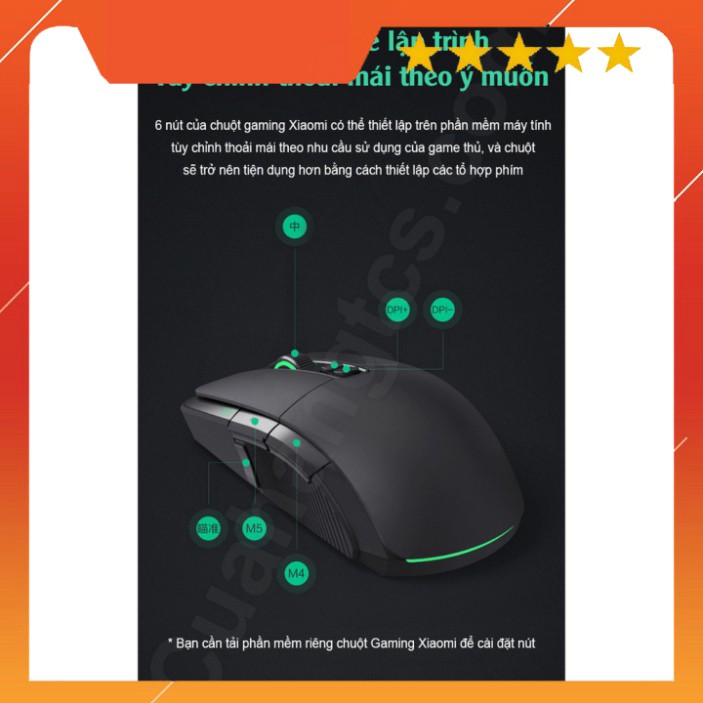 Chuột Gaming Xiaomi Wireless mouse - Chuột game xiaomi - 2 chuẩn kết nối không dây và có dây