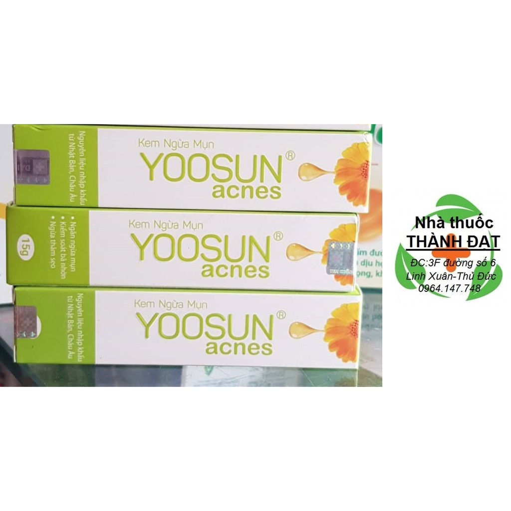 yoosun acnes kem bôi mụn , chống thâm tube 15gr yosun acne