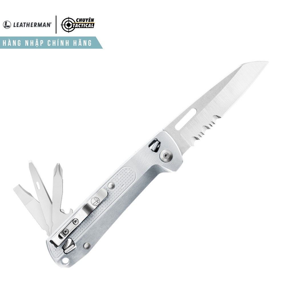 Dụng cụ đa năng Leatherman Free K2X Silver - Phân phối chính hãng - Bảo hành 25 năm