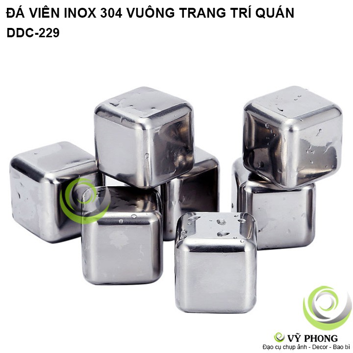 ĐÁ VĨNH CỮU INOX 304 ĐẠO CỤ PHA CHẾ TRANG TRÍ CHỤP HÌNH ĐẠO CỤ CHỤP ẢNH SẢN PHẨM INS DDC-229