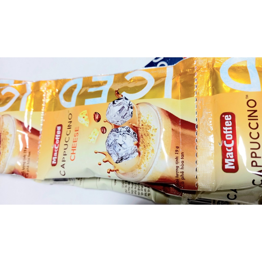 cà phê maccoffee cappuccino phô mai hộp 10 gói X 190 g | BigBuy360 - bigbuy360.vn