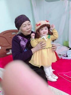 Mũ tóc giả cho bé ( ảnh khách nhí)