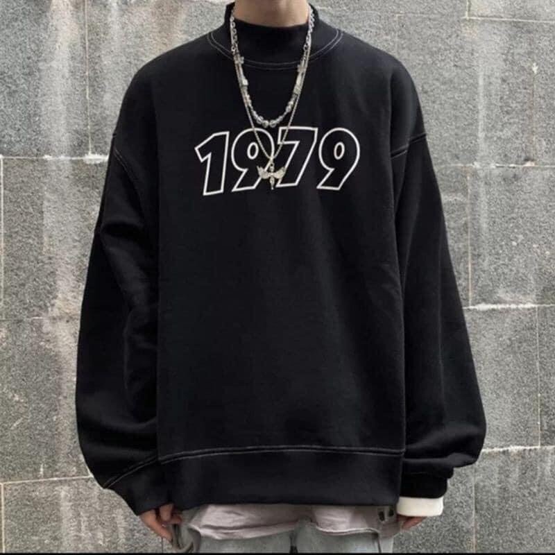 Áo Sweater Nam Nữ Cổ Lọ In 1979 Form Rộng Dài Tay Ảnh Thật E451 Hot Hit Xưởng sỉ Đại Dương | BigBuy360 - bigbuy360.vn