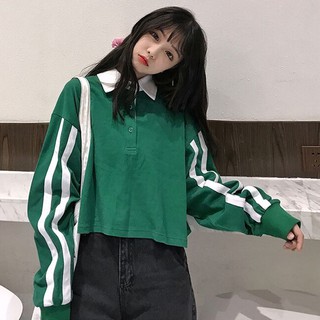 ÁO THUN CROPTOP CỔ POLO
