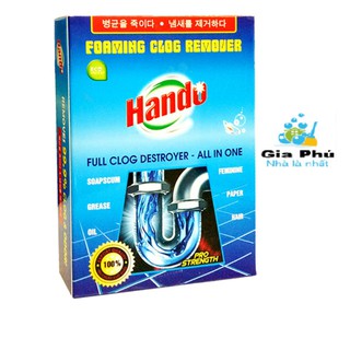 Bột thông cống Hando 100g hàng xuất khẩu (Phân phối bởi Gia Phú )