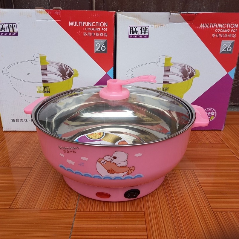 Nồi Lẩu Mini , Nồi Nấu Đa Năng Mini Đủ Size 24-26-28 Tiện Lợi