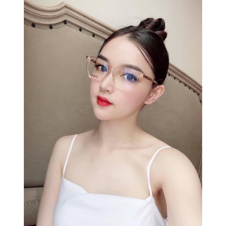 Gọng cận nữ Chloe viền màu vàng Honey CE2740