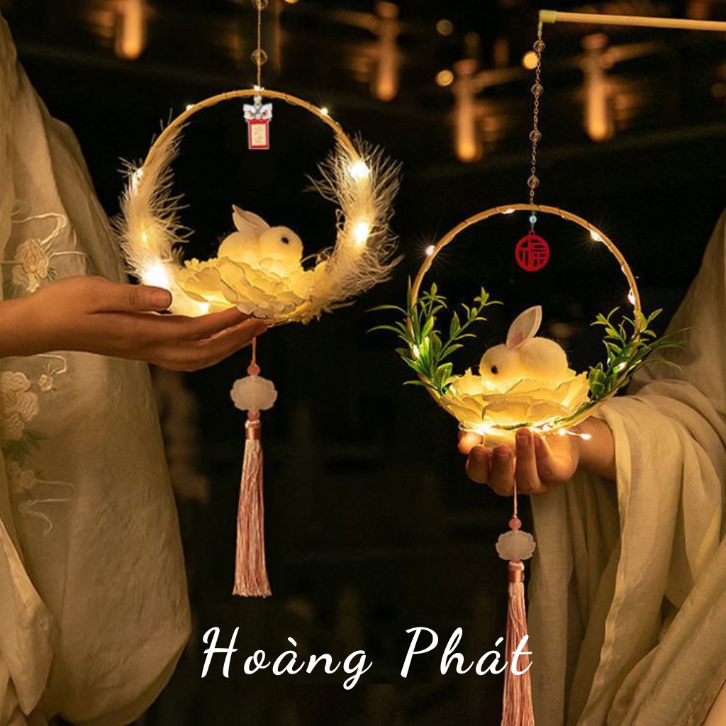 Đèn Lồng Hình Thỏ Ngọc Phát Sáng Hot Trend 2022 Độc Đáo Cho Bé, Phụ Kiện Sống Ảo, Trang Trí, Decor
