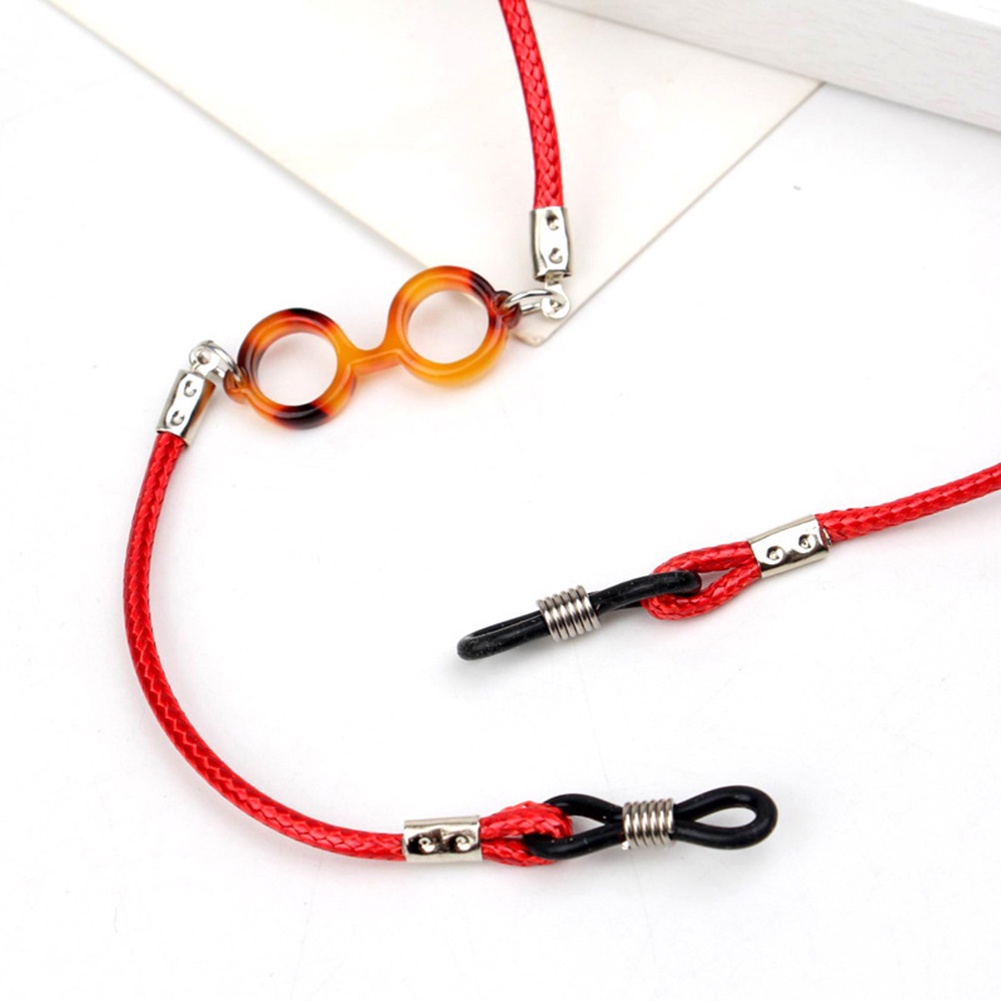 Dây Đeo Mắt Kính Bằng Da Độ Co Giãn Cao Thiết Kế Thời Trang