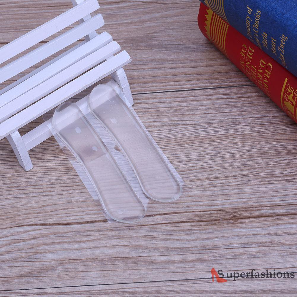 1 Cặp Miếng Silicone Trong Suốt Dán Gót Giày Cao Gót