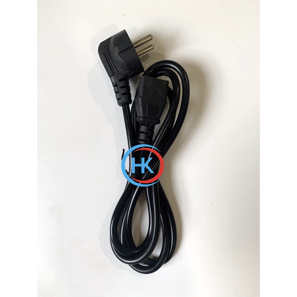 Dây nguồn sạc cho laptop và dây nguồn cho PC loại đầu tròn kết nối điện 220V