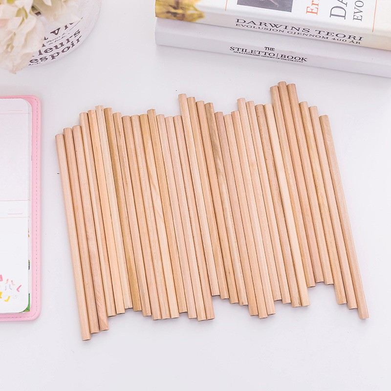 Set 10 Bút Chì Gỗ Tự Nhiên Cho Học Sinh Viết Vẽ Đa Dụng | WebRaoVat - webraovat.net.vn