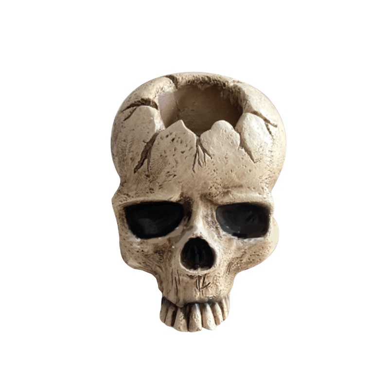 Đế Nến Hình Đầu Lâu Sáng Tạo Trang Trí Halloween